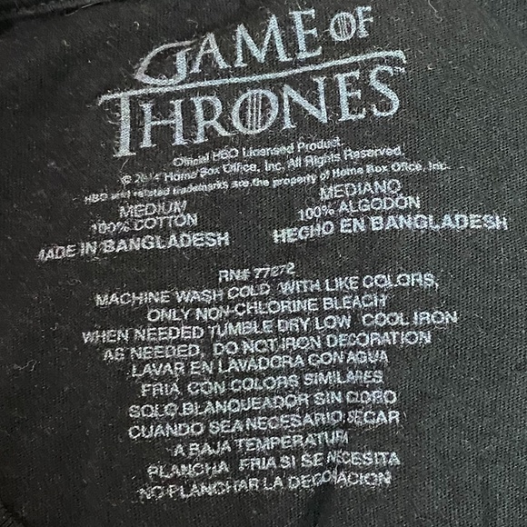 Game of Thrones graphic tee - Picture 6 of 6